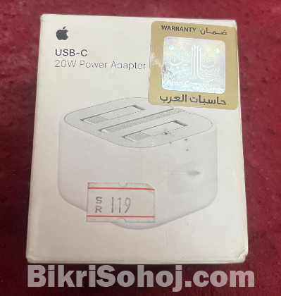 Original Apple 20w adaptar